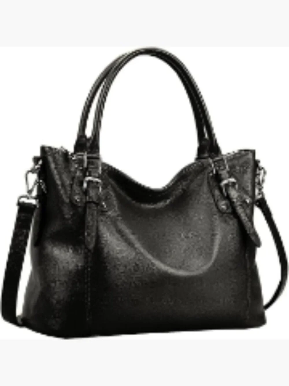 Genuine Leather Tote Handbag Satchel Crossbody Shoulder Bag Adjustable Strap